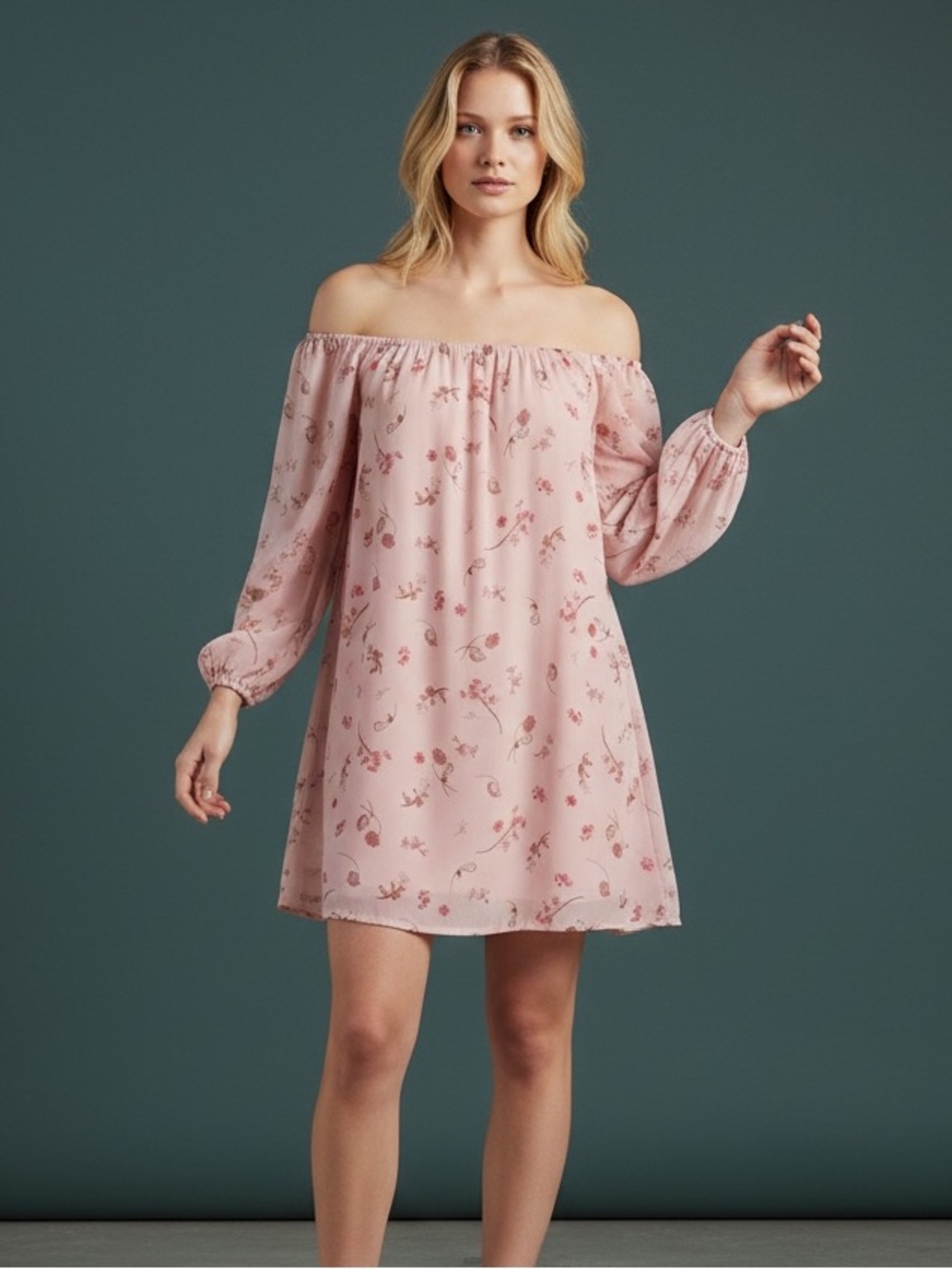 Wilfred Wmns XS Alana Spring Medley Pink Rose Dress $158 NEW Aritzia Babydoll‎